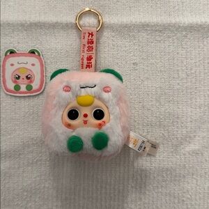 New BABY THREE Wardrobe Plush Blind Box Babythree BB3 PINK AND WHITE FROG